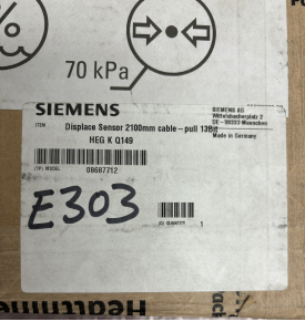 Displace Sensor 2100mm cable - pull 13Bit Siemens Axiom Luminos P/n 08687712